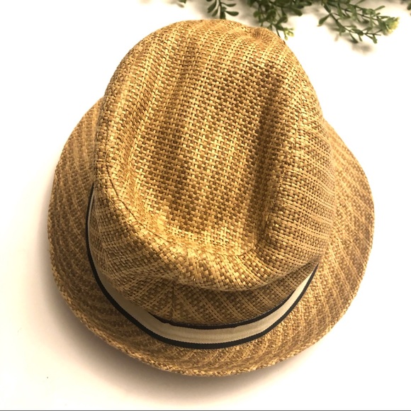 Straw studios Ken fedora w white ribbon br… - Picture 4 of 5